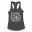 Straight Outta Thanjavur Women's Racerback Tank in Solid Black Color